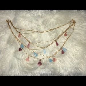 Layered Tassel necklace